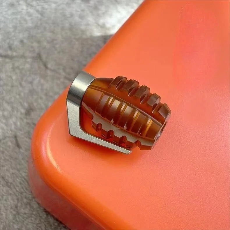 Titanium Ultem PEI Knife Lanyard Bead Paracord Pendant EDC Keychain Charm DIY 07FC0E-D4 - KOEEK [2]