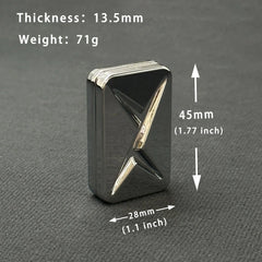 Trackless Fidget Slider Metal EDC Push Card Stress Relief ADHD Office Toys Gifts 07FC0E-D4 - KOEEK [3]