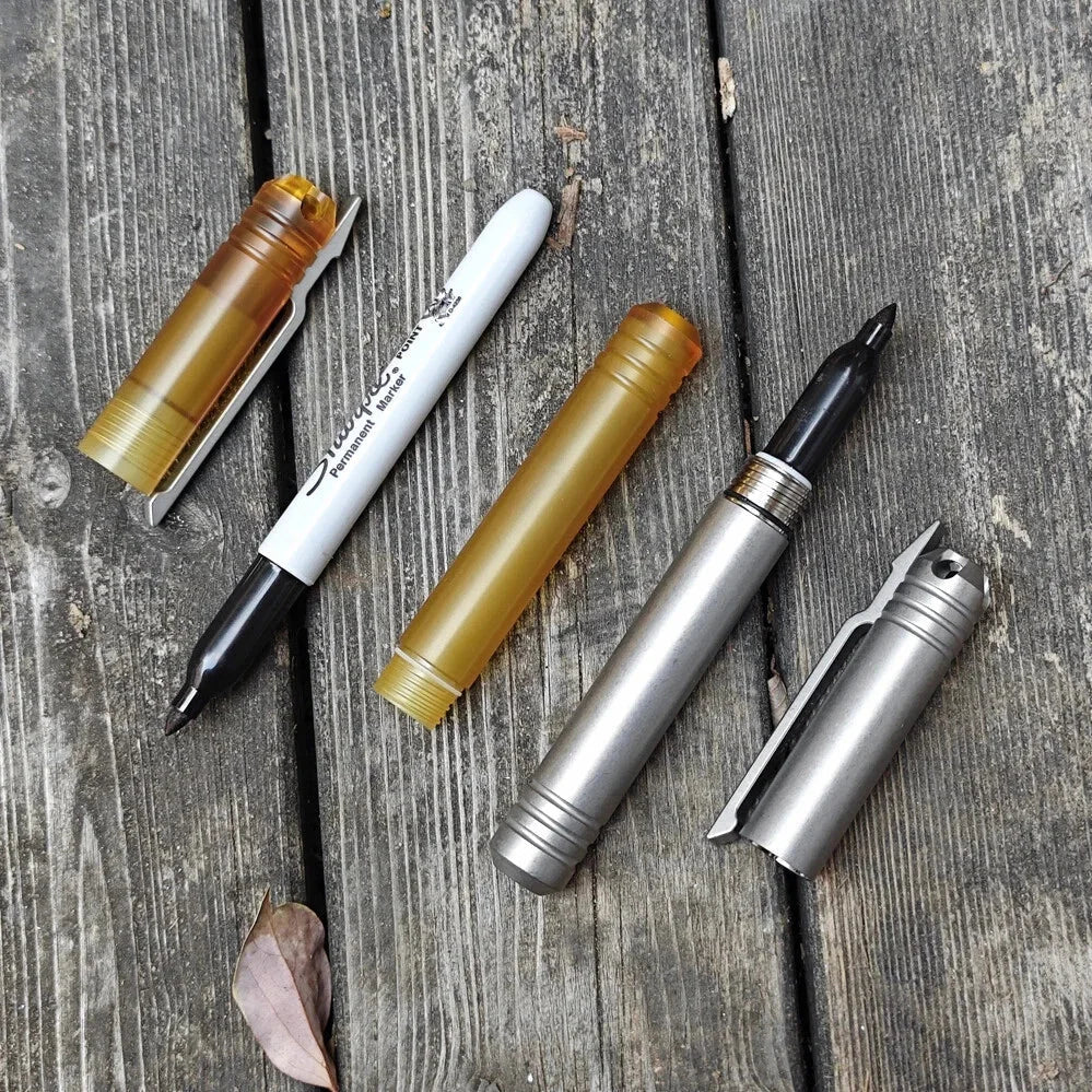 Ultem Imported PEI Titanium Alloy Pen Collection Multi-functional Portable EDC 07FC0E-D4 - KOEEK [4]