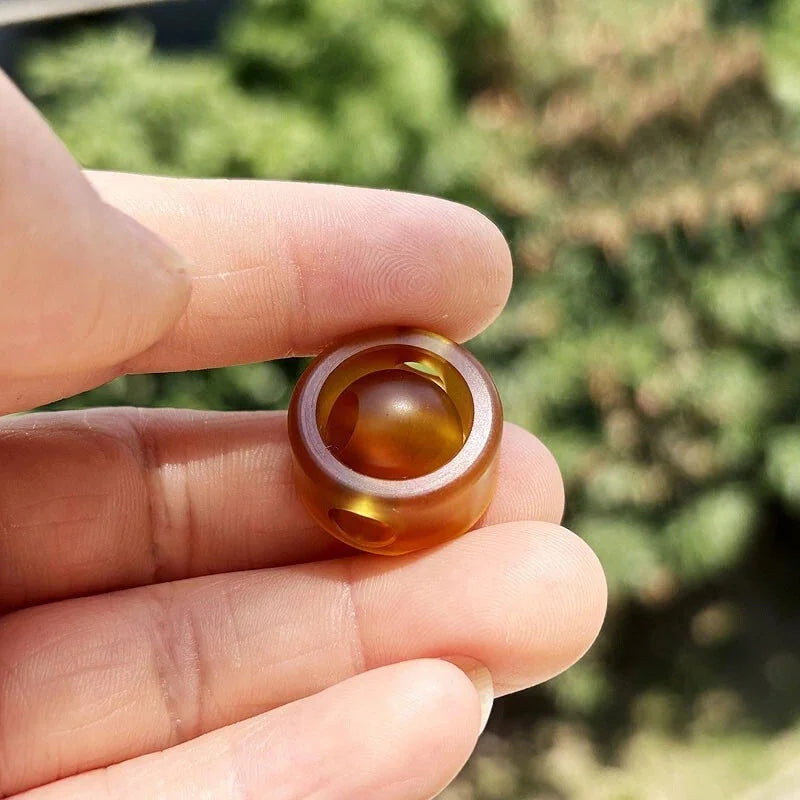 Ultem PEI Planet Star Ring Set Knife Bead Keychain Pendant Lanyard DIY EDC Tool 07FC0E-D4 - KOEEK [2]