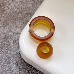 Ultem PEI Planet Star Ring Set Knife Bead Keychain Pendant Lanyard DIY EDC Tool 07FC0E-D4 - KOEEK [4]