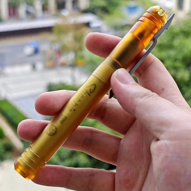 Ultem PEI Titanium Alloy Pocket Pen Collection Multi-functional Portable EDC Pen 07FC0E-D4 - KOEEK [5]