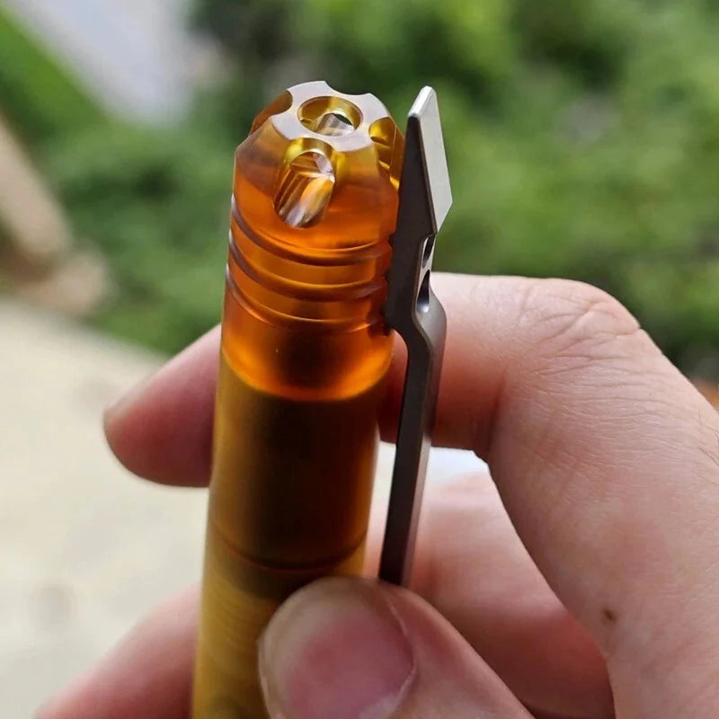 Ultem PEI Titanium Alloy Pocket Pen Collection Multi-functional Portable EDC Pen 07FC0E-D4 - KOEEK [8]