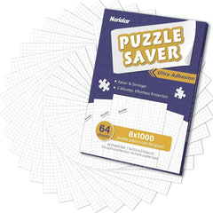 Ultra Adhesion Puzzle Glue Sheets,64 Puzzle Saver Sheets Preserves 8×1000 Pieces 07FC0E-D4 - KOEEK [1]
