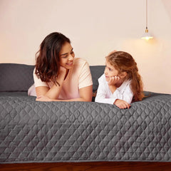 Ultrasonic Reversible Full Queen Quilt Bedding Set with Pillow Shams 07FC0E-D4 - KOEEK [3]