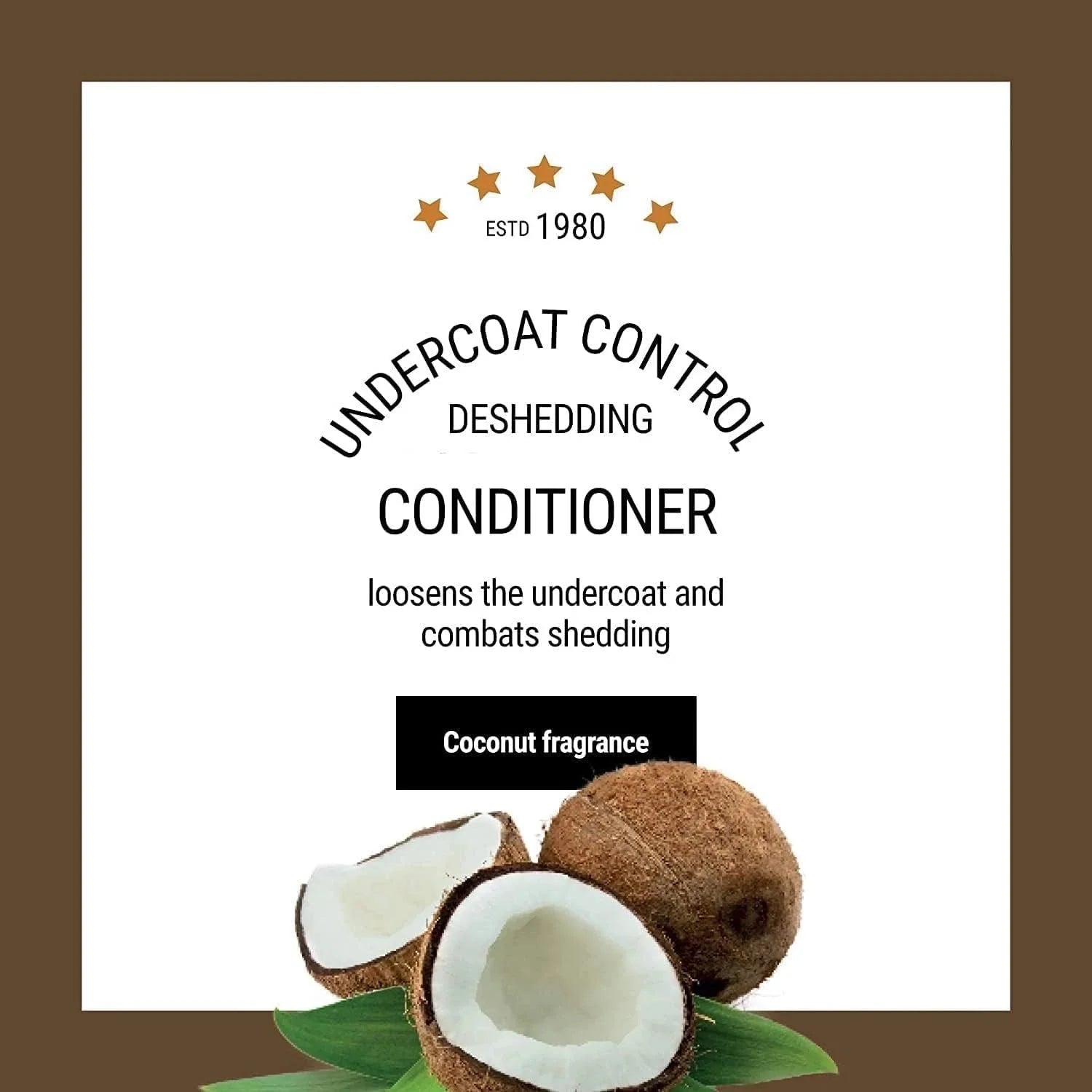 Undercoat Control Deshedding Dog Conditioner Coconut Milk Fragrance, 07FC0E-D4 - KOEEK [4]