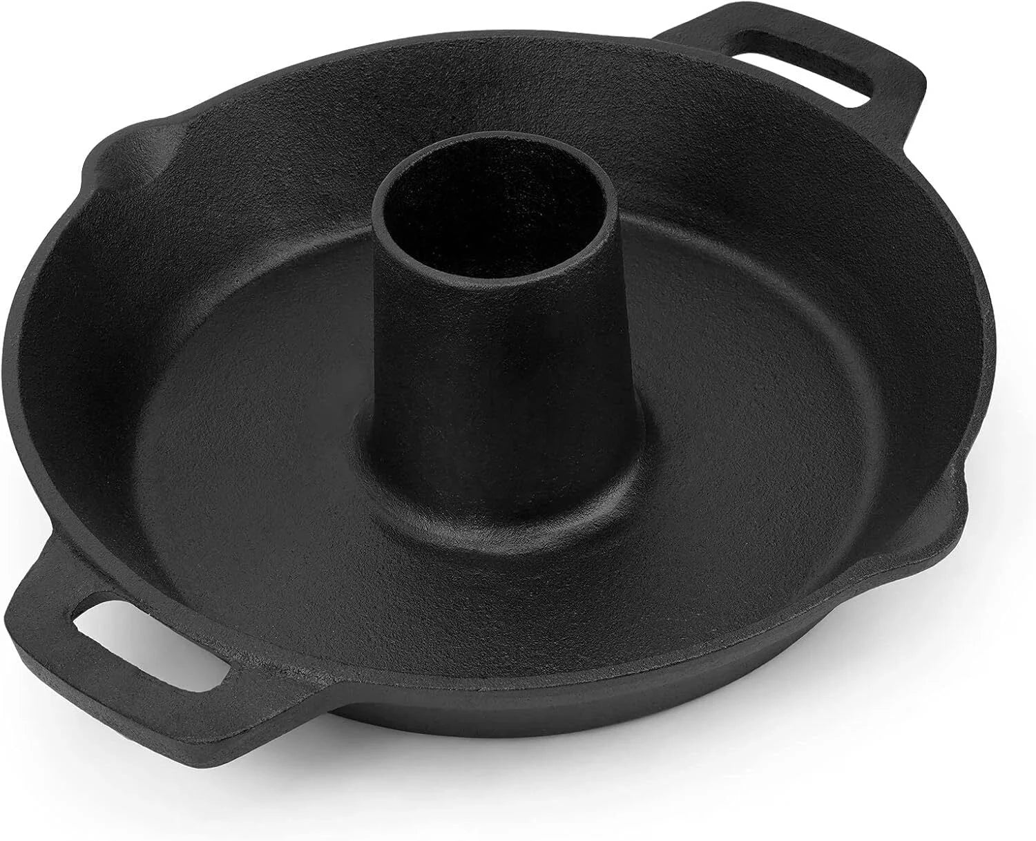 Universal Cast Iron Chicken Rack, Pre-Seasoned Roaster Beer Can Turkey Rack 07FC0E-D4 - KOEEK [1]