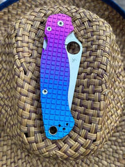 VIP LINK Titanium Alloy Handle Scales for Spyderco C81 Paramilitary 2 Knives 07FC0E-D4 - KOEEK [4]