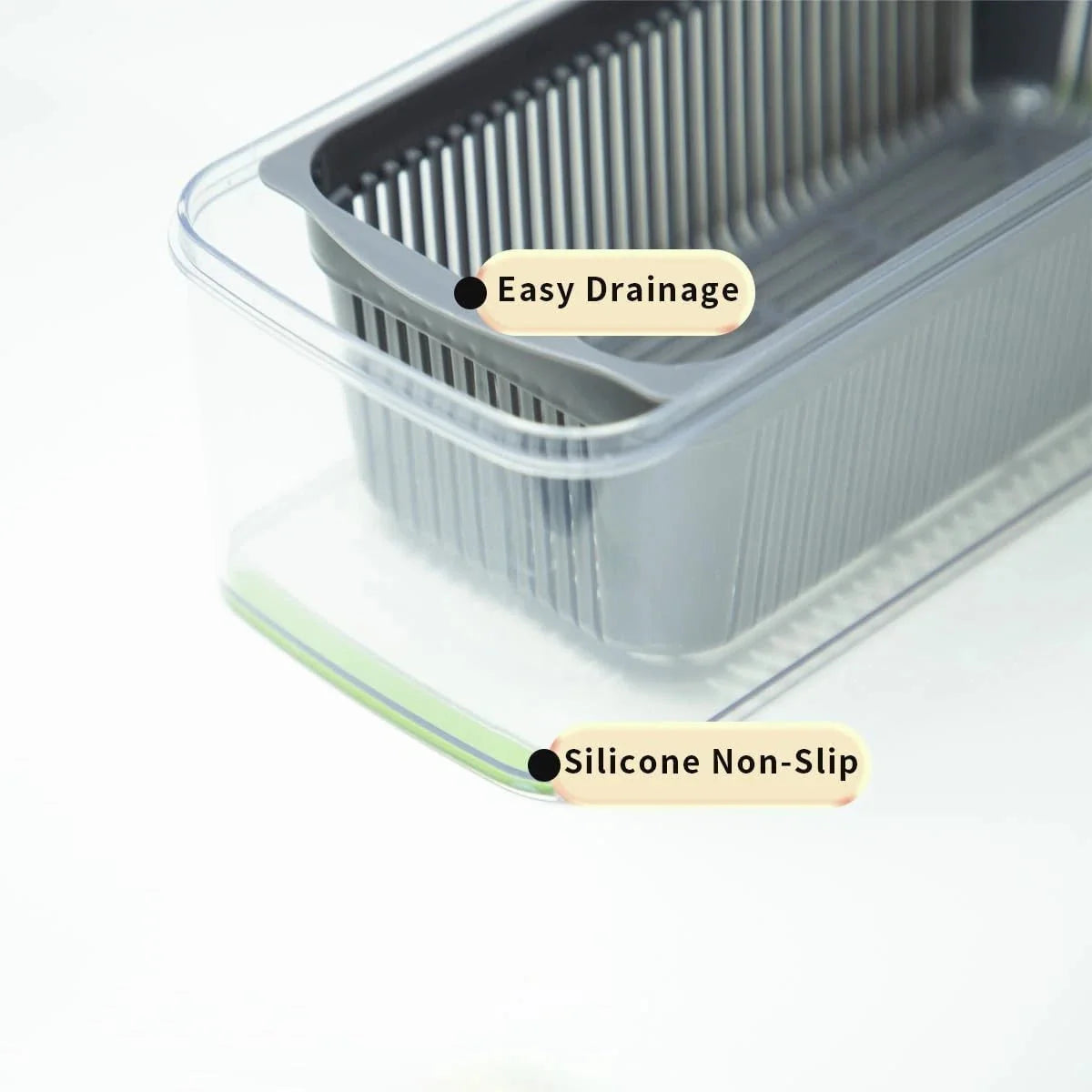 Vegetable chopper set, stainless steel blades, with vegetable pusher 07FC0E-D4 - KOEEK [6]