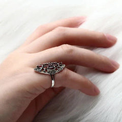 Vintage Classic Adjustable Open Ring Womens Fashion Statement Finger Ring 07FC0E-D4 - KOEEK [2]