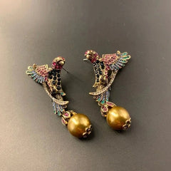 Vintage Earrings with Elegant Design Retro Luxury Jewelry 07FC0E-D4 - KOEEK [1]