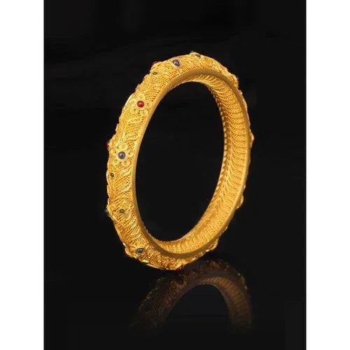Vintage Filigree Bangle Bracelet Handmade Chinese Court Style Ethnic Jewelry 07FC0E-D4 - KOEEK [4]