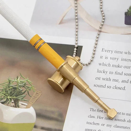 Vintage Telescopic Women Lady Slim Cigarette Extendable Holder Pendant Necklace 07FC0E-D4 - KOEEK [1]