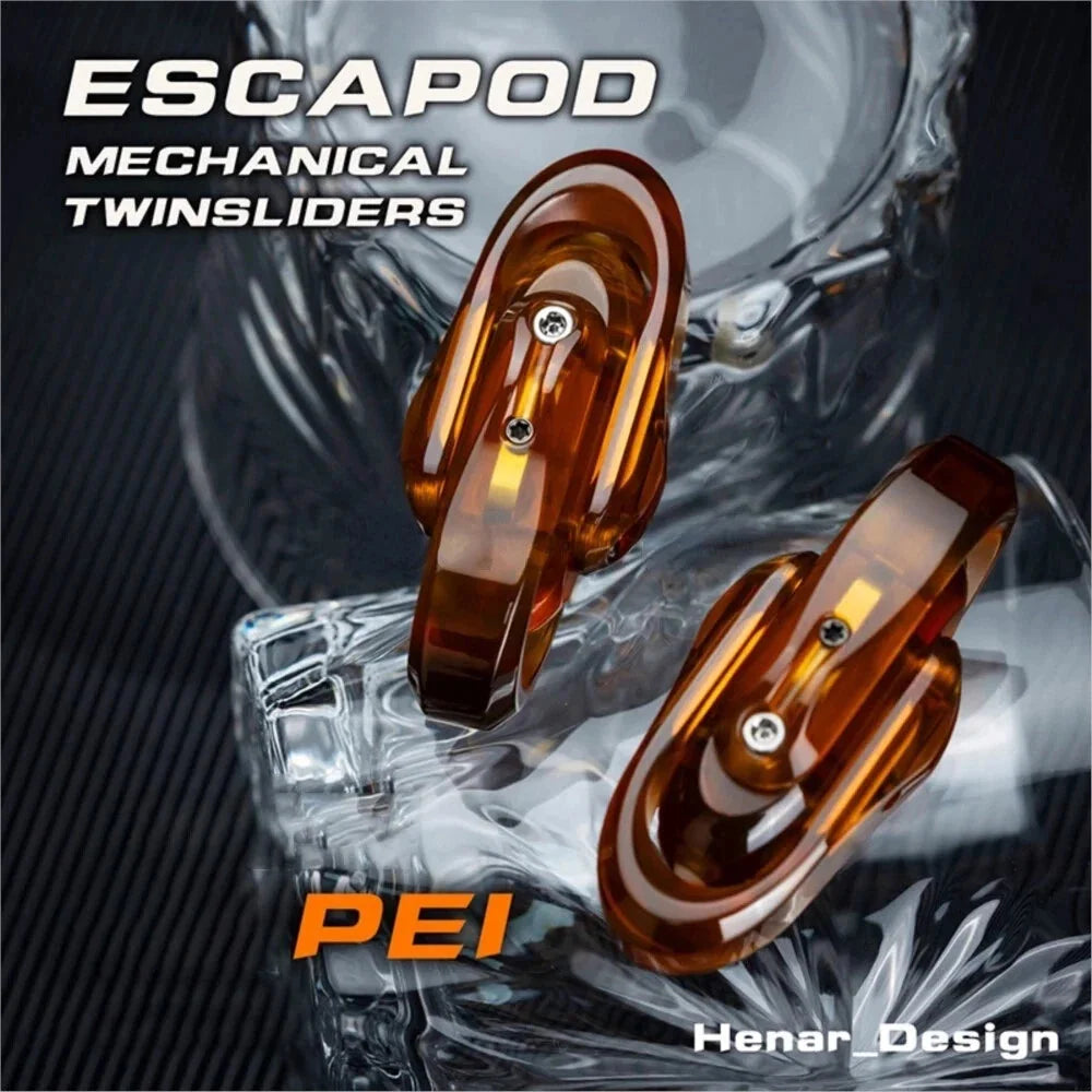 WANWU EDC Escapod Mechanical Twinsliders Push Slider Stress Releiver Fidget Toys 07FC0E-D4 - KOEEK [2]
