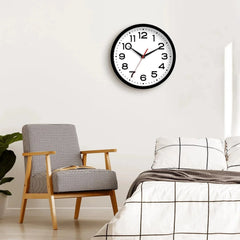 Wall Clock 12''Silent Non-Ticking Modern Clock Battery Operated Classic Simple 07FC0E-D4 - KOEEK [2]