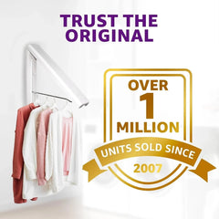 Wall-mounted clothes rack -  foldable clothes rack and storage rack 07FC0E-D4 - KOEEK [2]