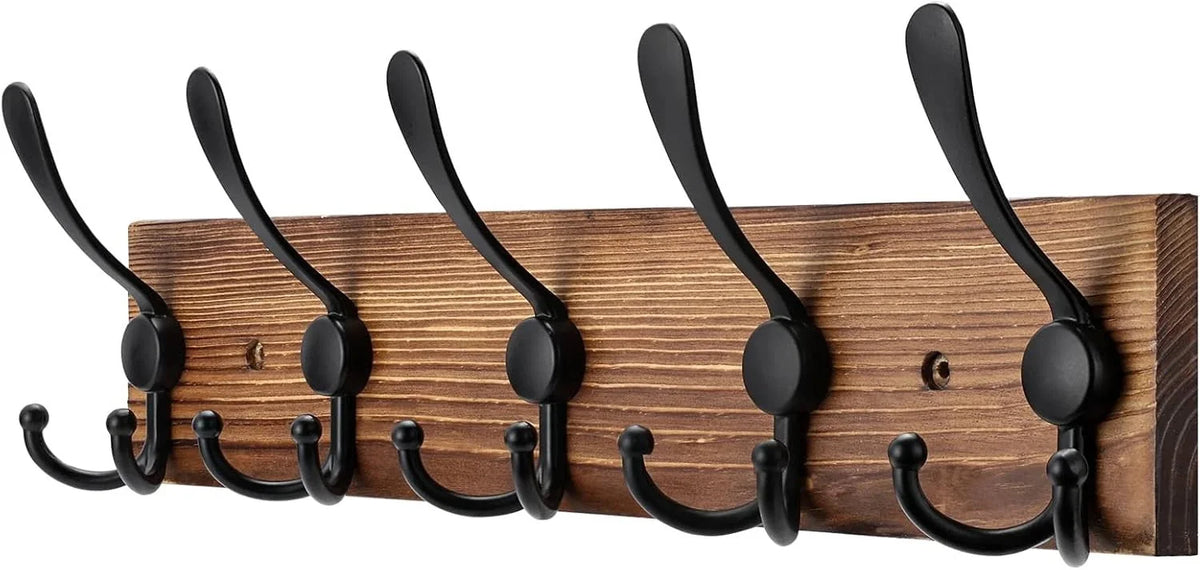 Wall-mounted coat rack Wooden hat rack Suitable for wall hooks 07FC0E-D4 - KOEEK [1]