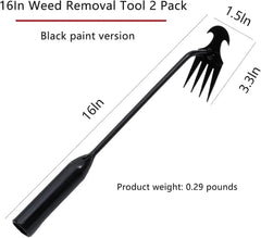 Weed Puller Tool Garden Weed Pulling Tool, Weeder Tool Uprooting Weeding Tool 07FC0E-D4 - KOEEK [2]