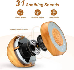 White noise machine with 31 soothing sounds, 5-watt loud stereo sound 07FC0E-D4 - KOEEK [2]