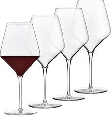Wine Glass Set of 4, 24 oz. Seamless Wine Glasses with Stems for All Occasions 07FC0E-D4 - KOEEK [1]