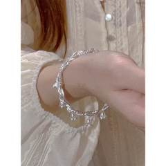 Womens Lily Of The Valley Butterfly Bracelet Bead Jewelry 07FC0E-D4 - KOEEK [4]