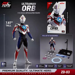 ZDToys Ultraman Orb Action Figure 8" Articulated Collectible Model Toy 07FC0E-D4 - KOEEK [2]