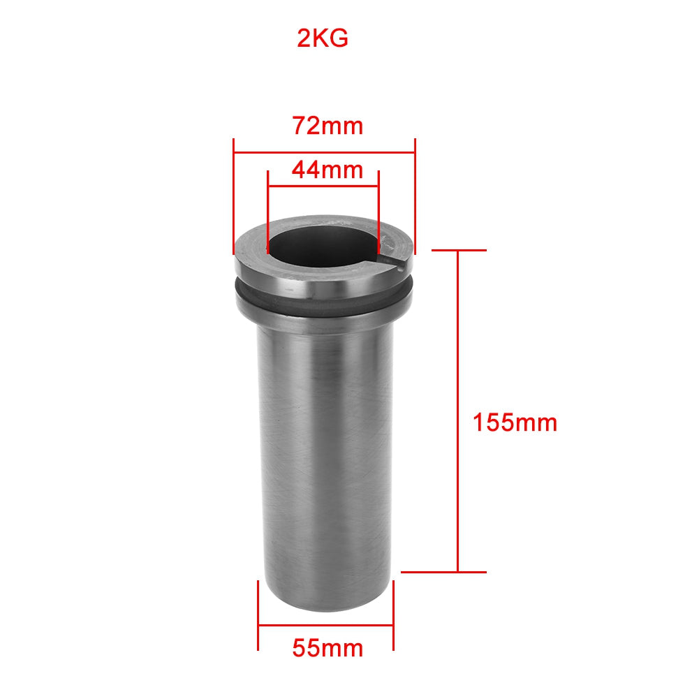 new Graphite Cuvette Graphite Crucible Mould Easy Demoulding Gold Ag Ingot Casting koeek - KOEEK