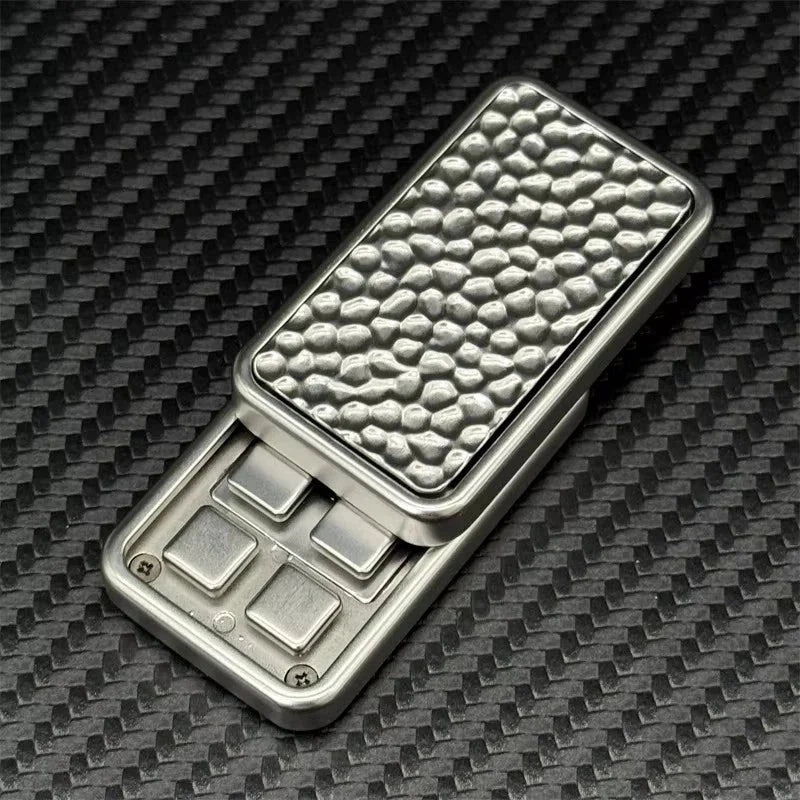 Zinc Alloy Mechanical Push Fidget Slider Fashion EDC Fidget Toys Stress Relief 07FC0E-D4 - KOEEK [1]