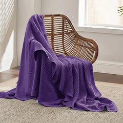 cotton oversized sofa throw, size 50x70 inches - breathable and soft 07FC0E-D4 - KOEEK [3]