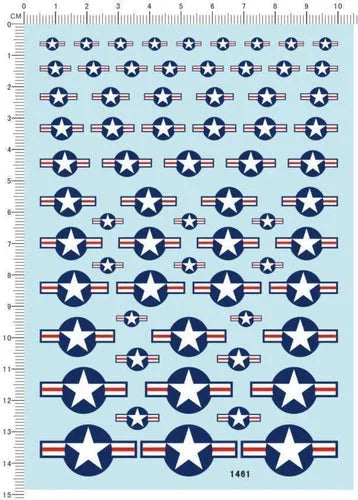 decals USA Military Aircraft Insignia for different scales model kits 1461 07FC0E-D4 - KOEEK [1]