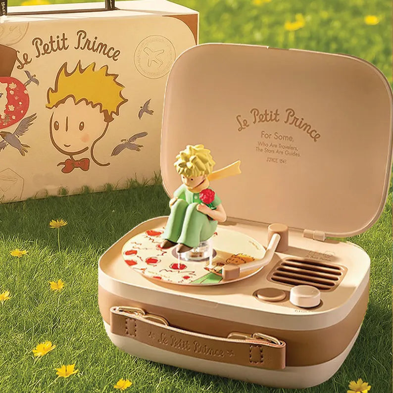 Personalized Bluetooth Speaker with Original Little Prince Illustration-Custom Music Box Style Gift for Kids,Book Lovers,Nursery Room Decor KOEEK - KOEEK