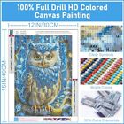 nye Owl Diamond Art Kits til voksne, DIY 5D Diamond Paining Kits med rund