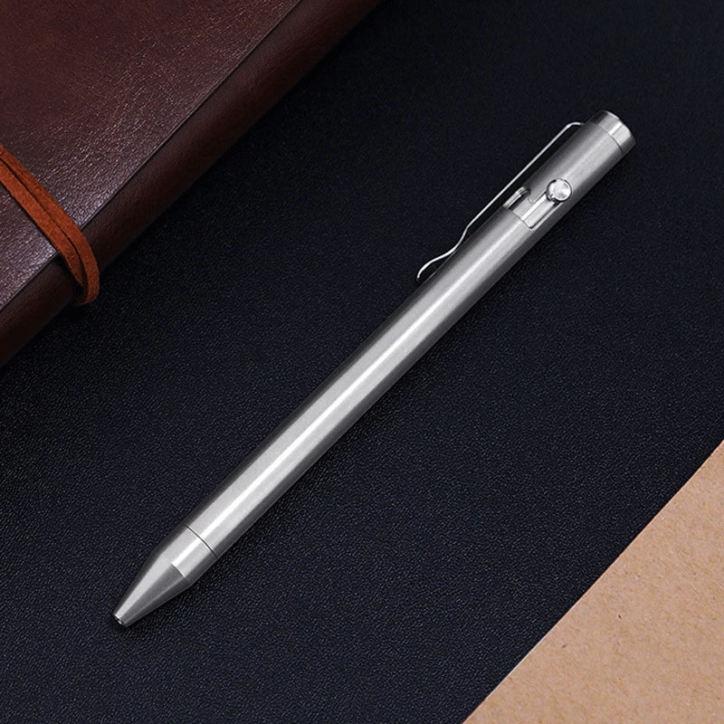 Pocket Titanium Alloy Ballpoint Pen Business Signature Pen Portable Outdoor EDC 07FC0E-D4 - KOEEK