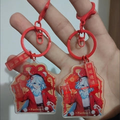 Anime  Furina Acrylic Keychain  Year Good Luck Amulet Gift 07FC0E-D4 - KOEEK