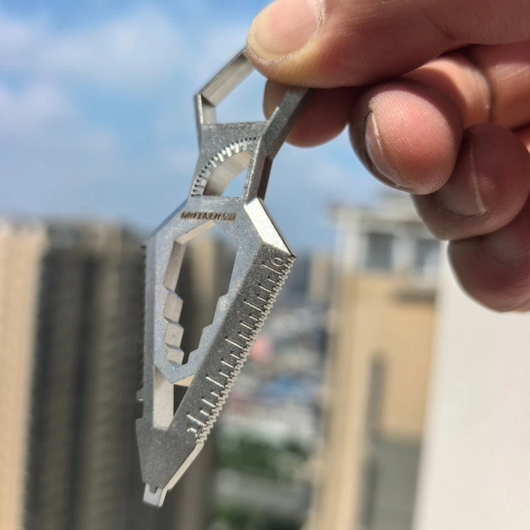 Stainless steel pry bar EDC Tool Measurement/Pry bar/Wrench/Screwdriver 07FC0E-D4 - KOEEK