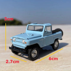 1:64 Nissan Patrol Blue Diecast Metal Car Model Missing Top SUV Collectible 07FC0E-D4 - KOEEK