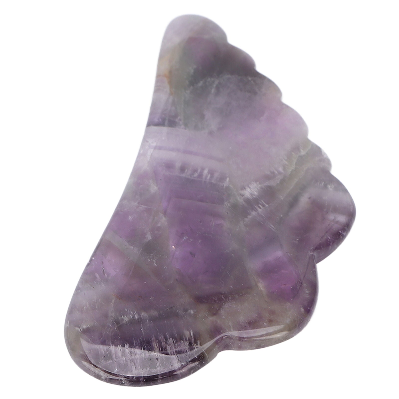 new Amethyst Stone Guasha Board Scraping Massage For Acupuncture Massage Lifting HGF koeek - KOEEK