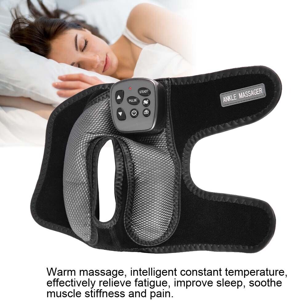 new Electric Foot Ankle Massager Pain Relief Mode  Vibration Hot Compress US koeek - KOEEK