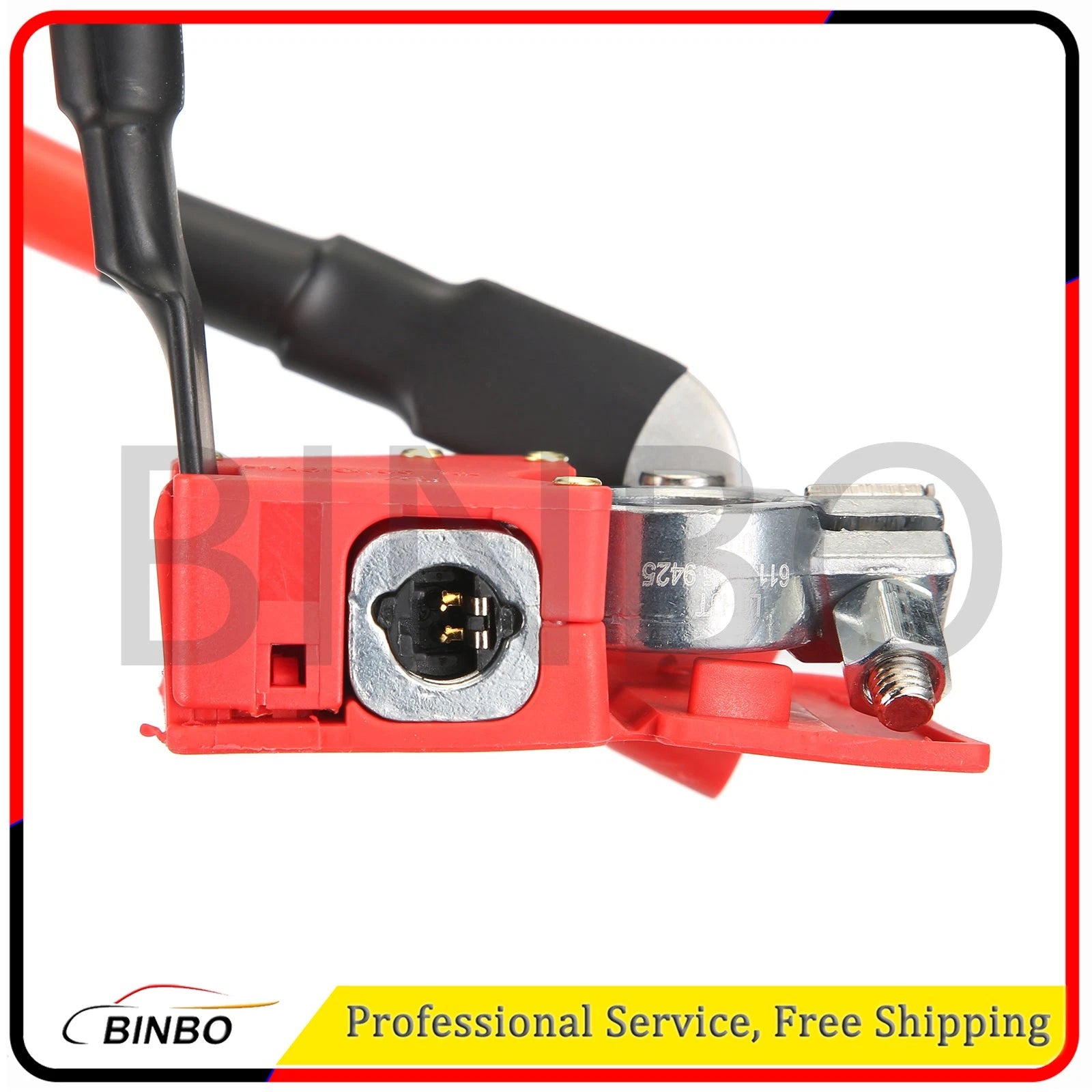 For 2012-2017 BMW F30 F80 POSITIVE BATTERY POWER TERMINAL CONNECTOR PLUS CABLE 07FC0E-D4 - KOEEK