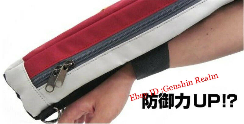 Gundam Shield Crossbody Bag Cosplay Anime Red Canvas Shoulder Bag Knapsack 07FC0E-D4 - KOEEK