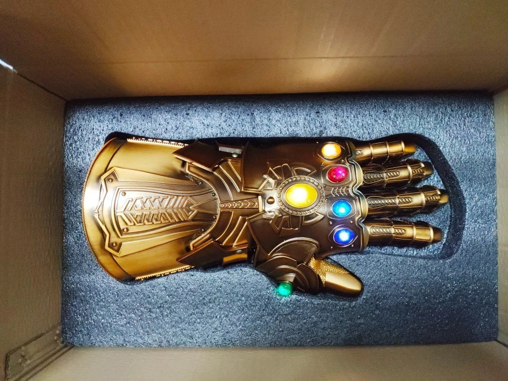 HCMY Thanos Infinity Gauntlet Full Metal 1:1 Wearable Cosplay Statue LED Instock HCMY - KOEEK
