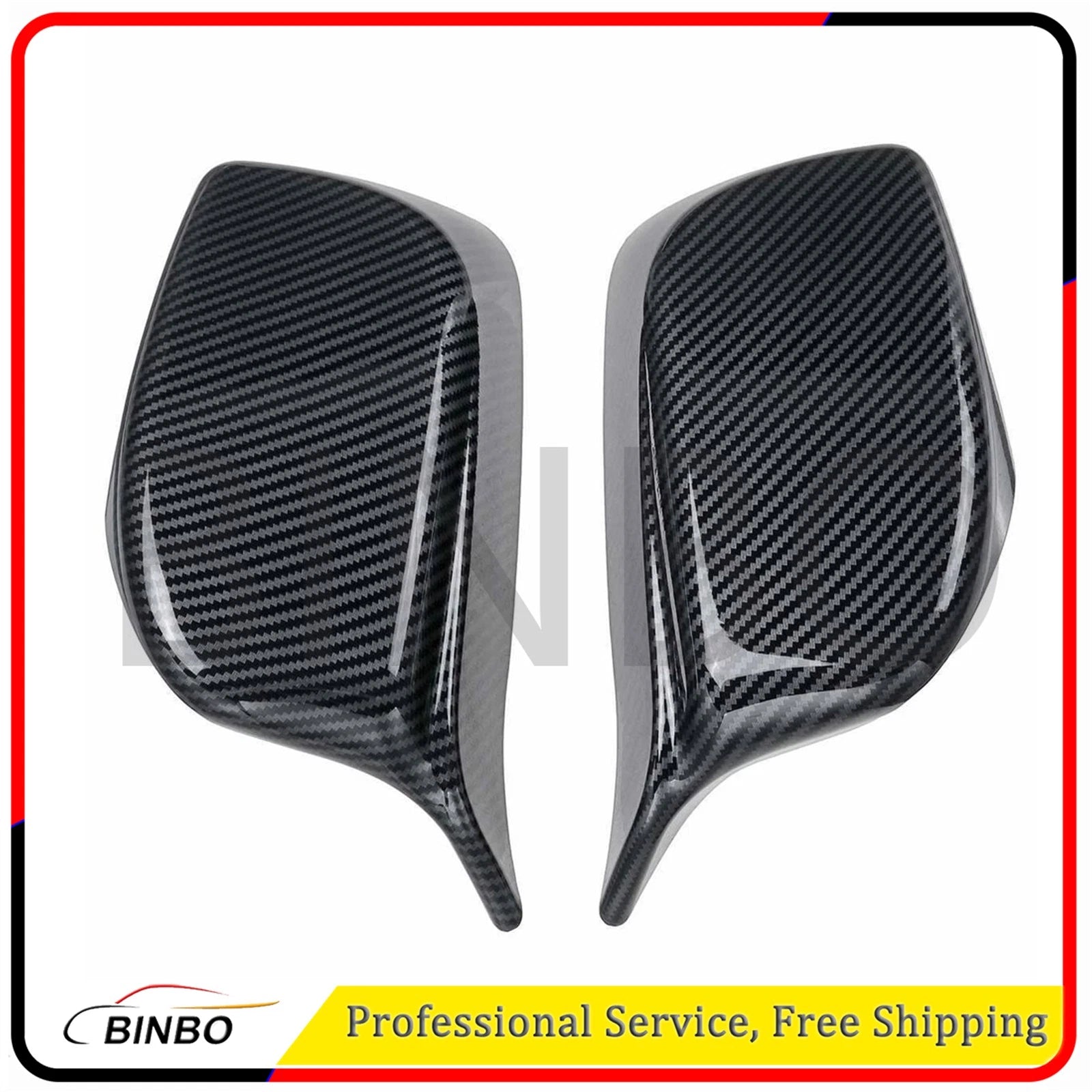Replacement Side Mirror Cover Caps For BMW E60 E61 E63 E64 5 6 Series 2003-2007 07FC0E-D4 - KOEEK