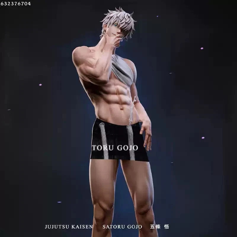 Jujutsu Kaisen Gojo Satoru 1/6 Figure GK Statue W/two Heads Deluxe Model TOY 07FC0E-D4 - KOEEK