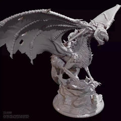 H/90mm resin figure model Fire Dragon Knight 3D printing unassembled unpainted 07FC0E-D4 - KOEEK