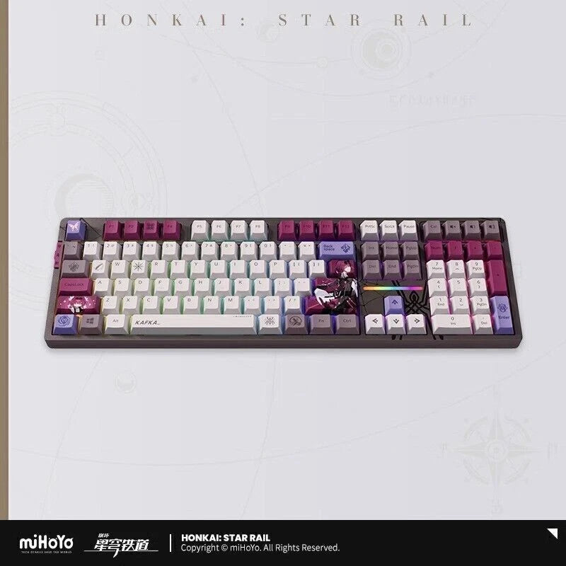 miHoYo Honkai Star Rail Kafka RGB Official Mechanical Keyboard Backlit Keyboard 07FC0E-D4 - KOEEK