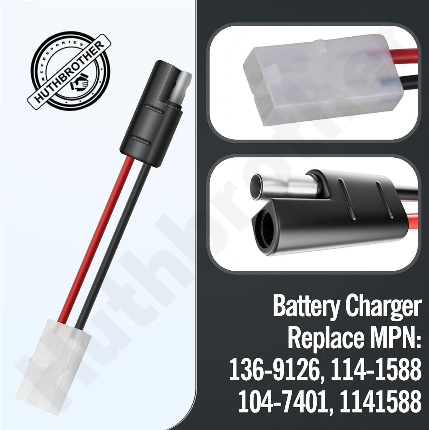 new 136-9126 Battery Charger - by Huthbrother, Compatible with Toro 22" Lawn...