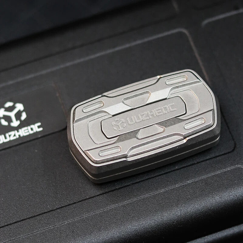 Titanium EDC Metal Fidget Push Slider Toys Adult Office Christmas Birthday Gifts 07FC0E-D4 - KOEEK