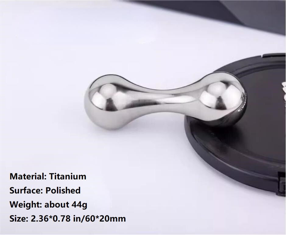 Titanium Zirconium Knuckle Fidget EDC Toy Finger Knucklebone Skill Toy Begleri 07FC0E-D4 - KOEEK