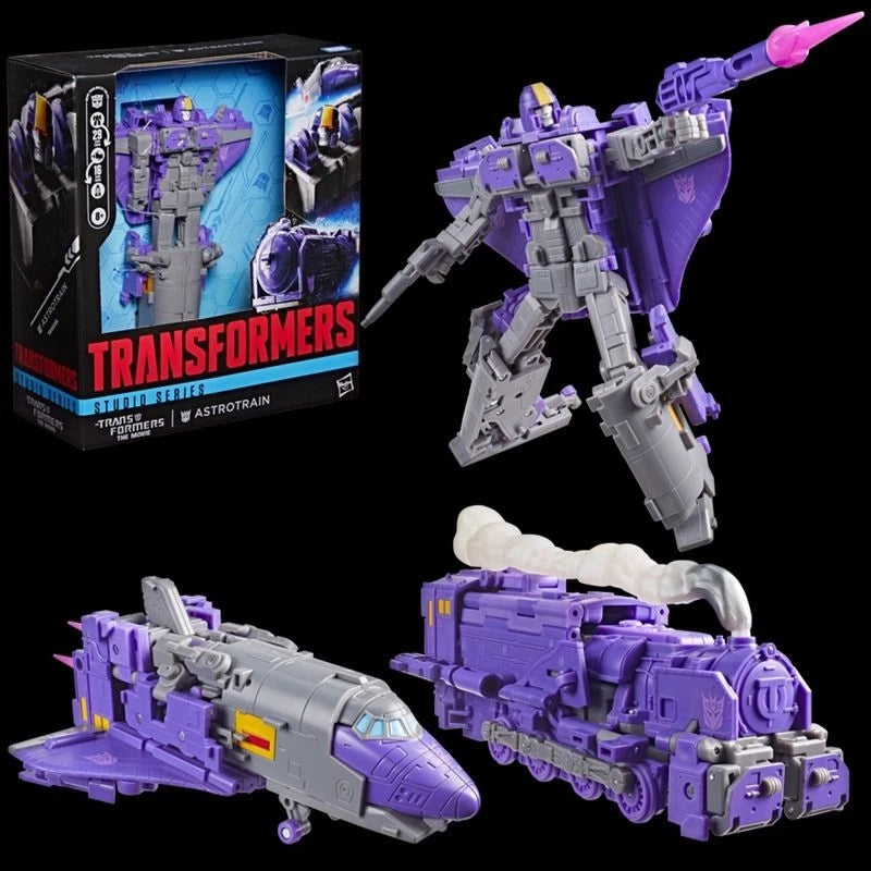 Hasbro Transformers 86 Leader‑Class Triple‑Changer Astrotrain Action‑Figure HASBRO - KOEEK