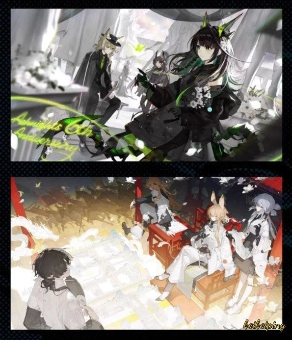 Official Arknights Illustration Collection Book Vol. 6 Artbooks Poster Gift Set 07FC0E-D4 - KOEEK